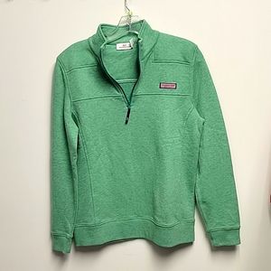 VINEYARD VINES WOMENS SMALL MINT GREEN SHIRT EUC